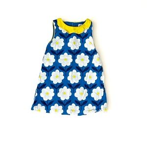 Mini Boden Daisy Print Sleeveless Dress Size 4-5y